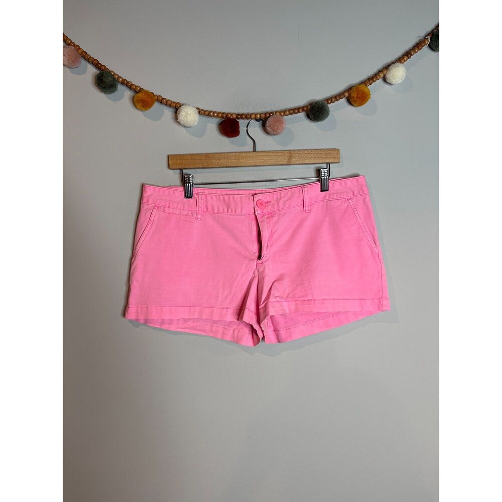 Mossimo Supply Co. neon pink chino shorts